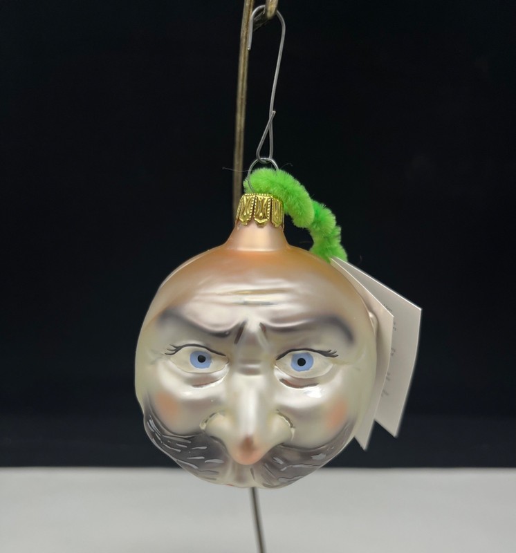 VINTAGE 1993 RADKO PRESIDENT TAFT GLASS CHRISTMAS ORNAMENT #93-092-0 WOW!!