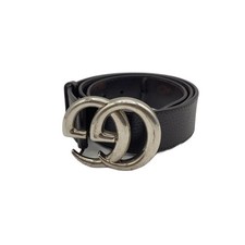 Used GUCCI  Belt GG Marmont/Leather/BRW/Plain/Men's