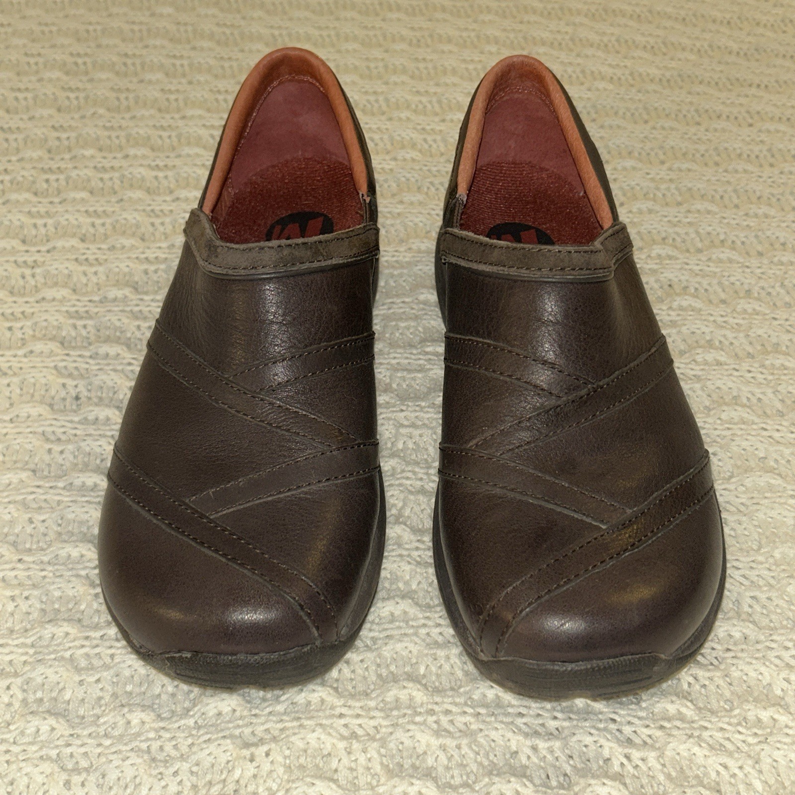 Merrell Primo Patch Bug Women's brown leather sli… - image 1