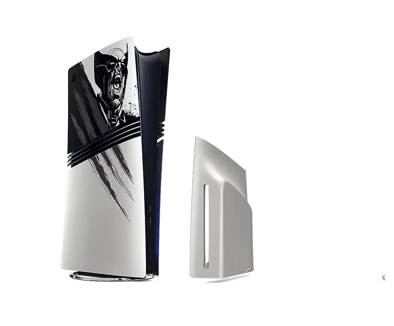 PS5 Pro Wolverine Adamantium Limited Edition Console Covers NEW PlayStation