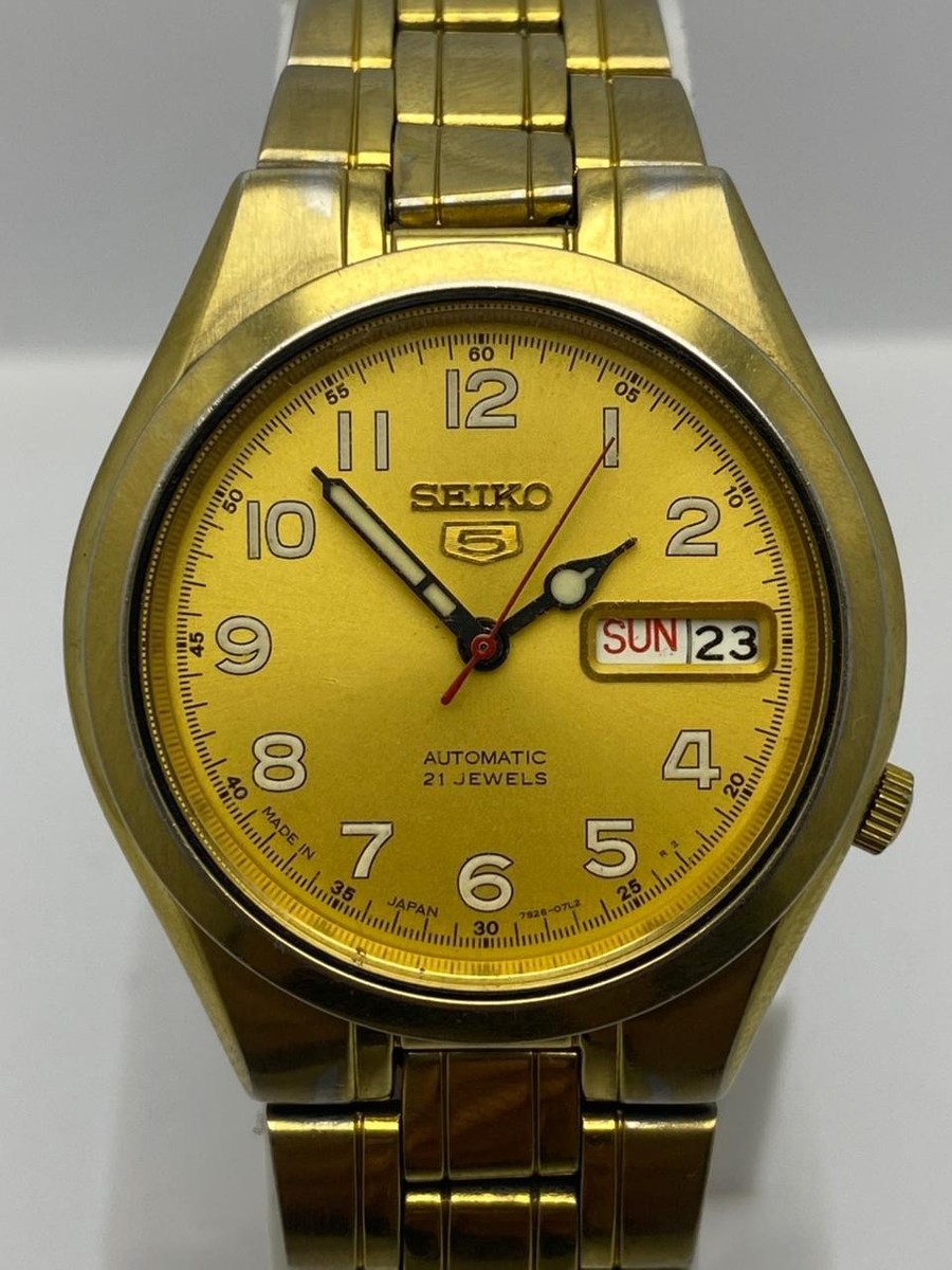 Vintage Seiko 5 Automatic 21 Jewels 7S26-0480 Watch Japan | eBay