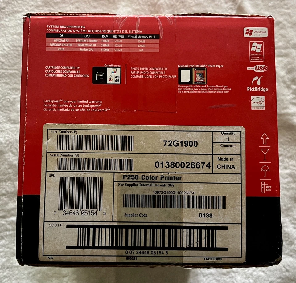 Lexmark Portable Photo Printer P250 - Image 2 of 2