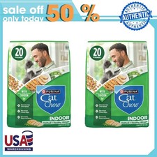 Purina Cat Chow Indoor Hairball  Healthy Weight Dry Cat Food, 20 lbs. 2 Pack
