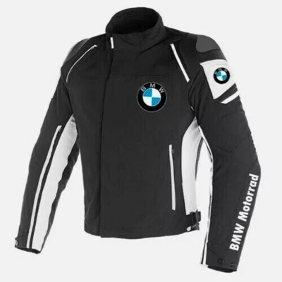 Neue BMW SRR Motorrad Rennradfahrer Lederjacke, MotoGP Racing Biker Lederjacke. - Bild 1 von 4