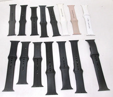 16 Genuine Apple Watch Silicone Bands - 38mm  44mm