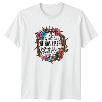 Er ist nicht hier Er ist auferstanden T-Shirt Ostern christlich religiös Geschenk