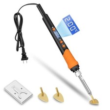 Mini Iron for Crafts, 120W Small Tiny Iron for Crafts, Digital Display Orange