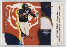 2002 Flair Franchise Favorites Jerseys Anthony Thomas he0