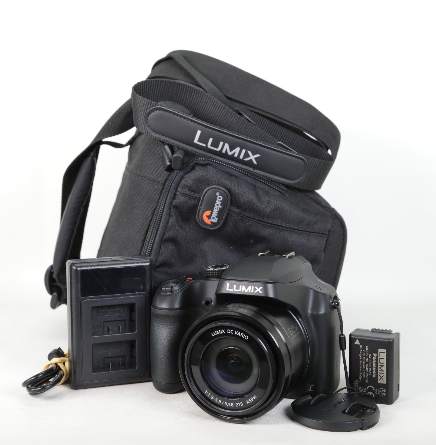 Panasonic LUMIX DMC-FZ82 Camera 16.1MP, Wi-Fi, 4K, 60x Zoom, Excellent Condition