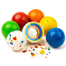 Jawbreakers Candy - 1 Pound Rock Hard Assorted Jawbreakers Candy Bulk - Mini Exp