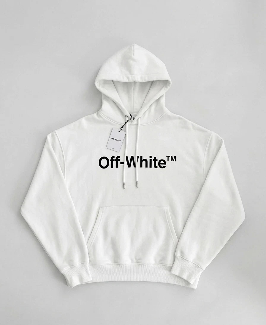 Off-White Costco Exclusive Men's Pullover Hoodie White Brand New
