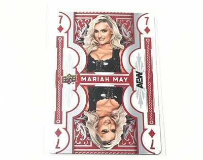 2025 Upper Deck AEW Double Or Nothing 2025 Mariah May 7 Diamonds Card 
