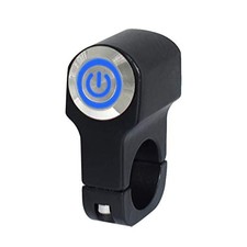 1" 24.5mm LED Motorcycle Switches Handlebar Mount Healight Fog Light Switch