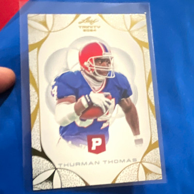 Leaf 2014 Trinity Thurman Thomas gold foil