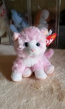 Curtsy Pink & White Cat Blue Eyes Birthday Nov 11 - Retired HTF Ty Beanie Babies