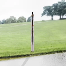 0.33HP Submersible Water Pump Deep Well Pump Stainless Steel For Farm Irrigation