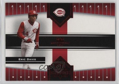 2005 Donruss Champions Red Impressions 1/250 Eric Davis #58 03lu