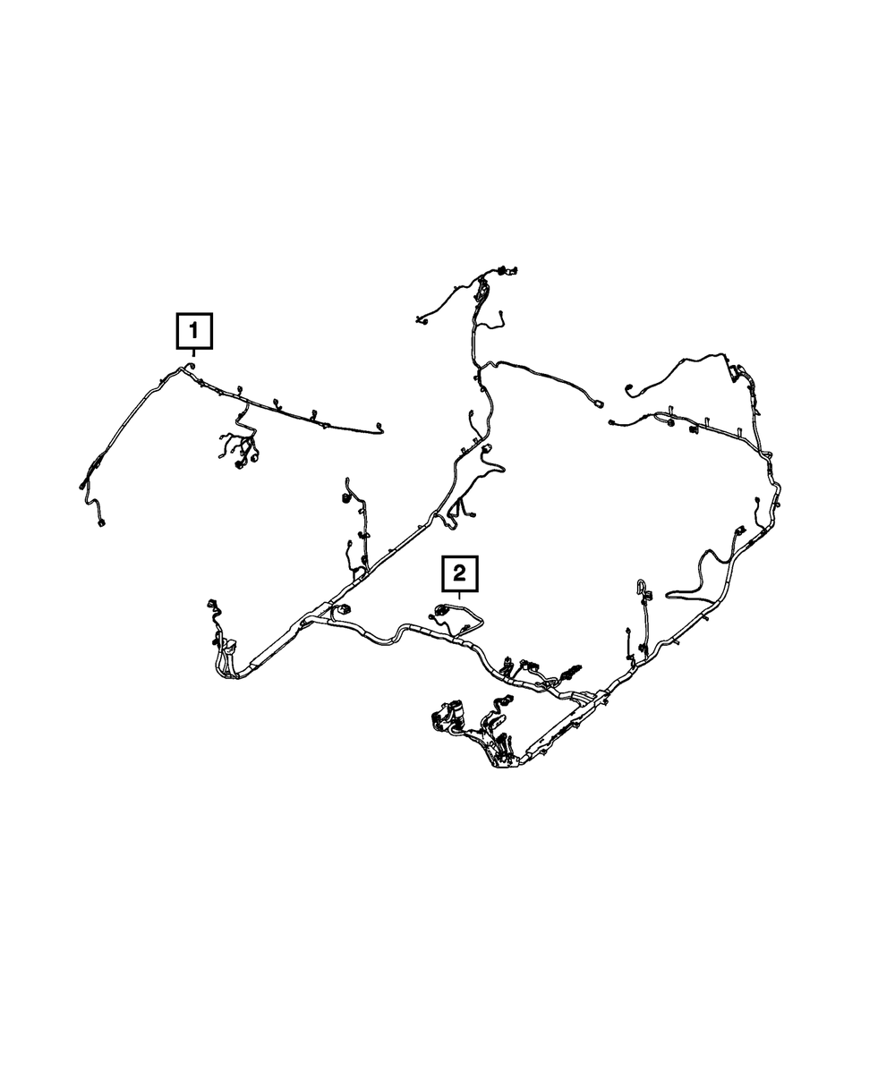 Genuine Mopar Body Wiring 68523407AB