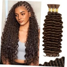 Boho Human Hair for Braiding hair extensions 18 Inch 4 hair extensions color