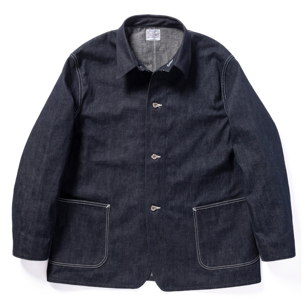 The Real McCoy's MJ24013 WWII Denim Chore Coat Indigo Size 38 | eBay