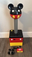 Arcade1up Disney Giant Mickey Mouse Joystick 10-Games Console System RARE TESTED