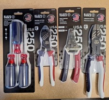Klein Tools LIMITED EDITION USA 250th Anniversary Full 4 Piece Set