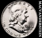 1954-D Silver Franklin Half Dollar - FBL - Choice Gem Brilliant Unc++++  #J7768
