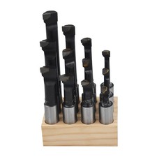 3/4" BORING BAR SET PRO QUALITY 12 PCS CARBIDE TIPPED BARS 3/4" SHANK LATHE TOOL