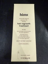 Hims Men's 5% Minox Foam Solution Hair Regrowth Treatment exp 2027