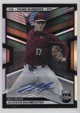 2023 Elite Extra Edition Prime Numbers A Signatures Jackson Baumeister Auto 0i4k