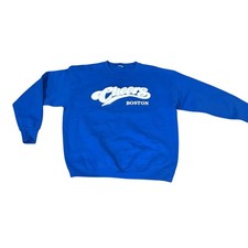 Cheers Boston Blue Sweatshirt M/L Crewneck Pullover 80s Style Cotton Collectable
