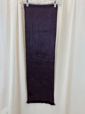 SHUPACA Classic Brushed Purple-Plum Colored Alpaca Scarf NWOT 78"x 12"