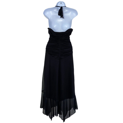 B. Darlin Dress Womens Size 9/10 Black Bling Sequins Long Formal Evening |  eBay
