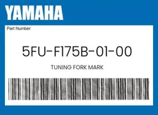 Yamaha Genuine Tuning Fork Mark - 5Fu-F175B-01-00