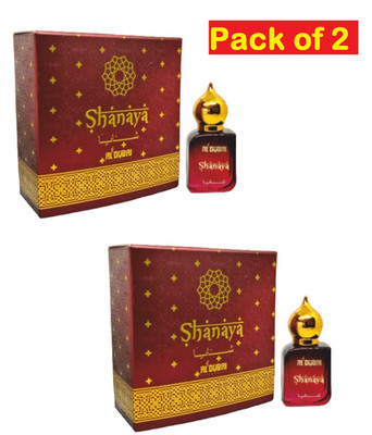 Al Dubai Shanaya Roll-On Attar Long-Lasting  for men and women 9.9 ml Pack 2