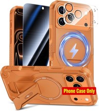 iPhone 17 Pro Max Case with Privacy Tempered Glass Screen Protector  Camera Len