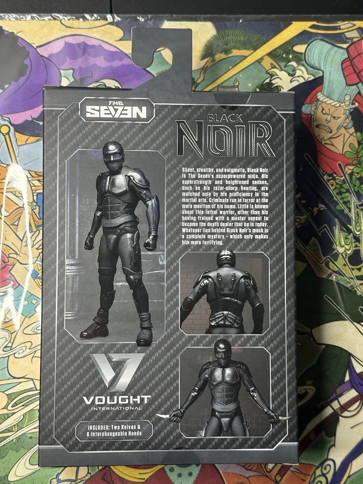 Boneco de ação NECA The Boys Ultimate BLACK NOIR 7" (novo, lacrado) - Imagem 4 de 4