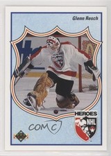 1990-91 Upper Deck Heroes of the NHL Glenn Resch #507 1k1