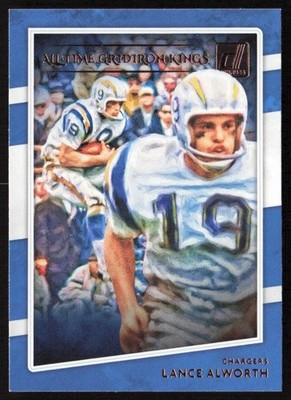 2020 Donruss All-Time Gridiron Kings Lance Alworth #ATGK-LA San Diego Chargers