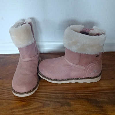 Tom Tailor Mädchen Winter Stiefel Boots rosa gefüttert RV Fell 29,5