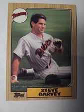 STEVE GARVEY 1987 Topps #100 San Diego Padres MLB Baseball Card
