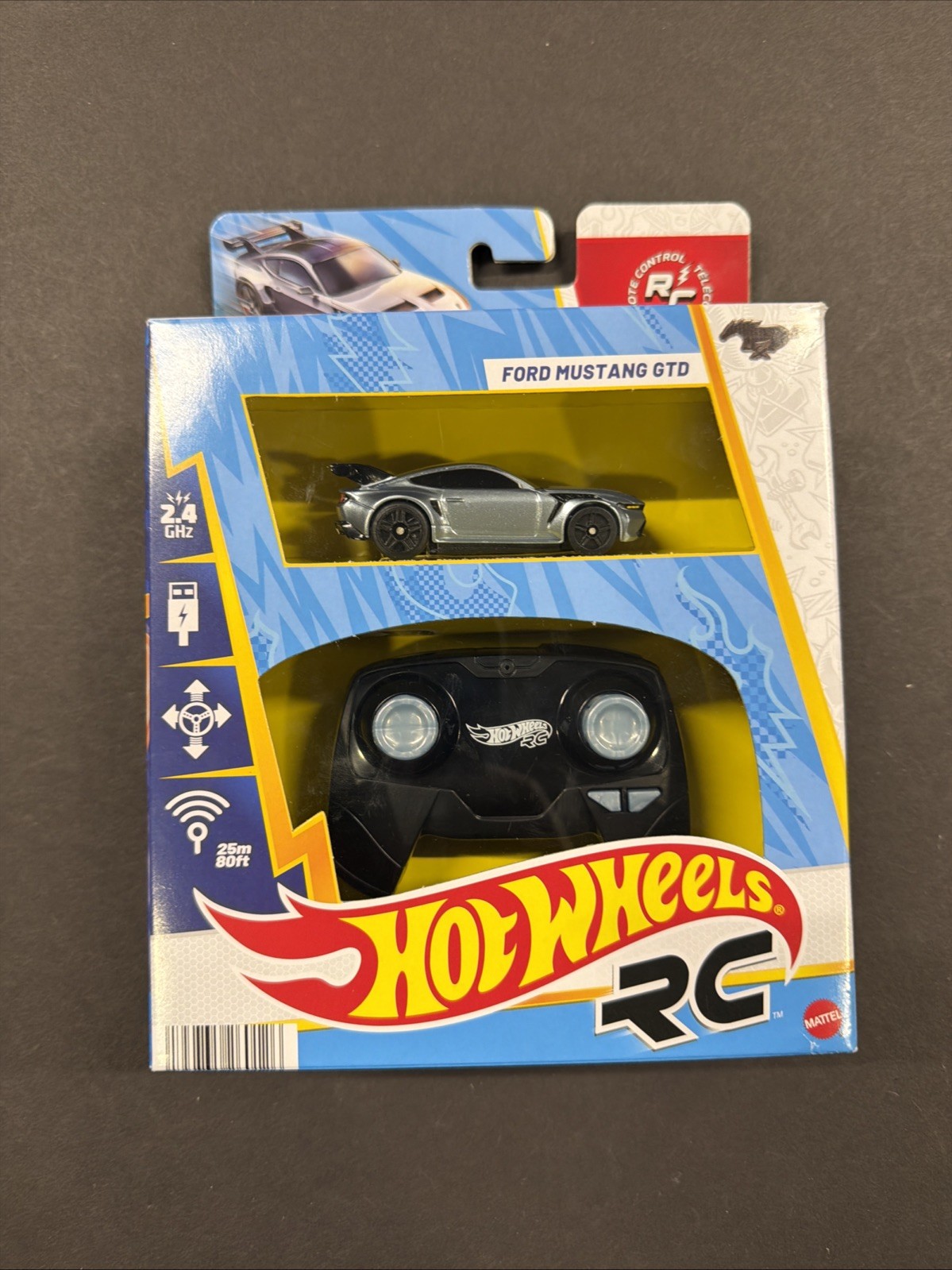 Hot Wheels RC Ford Mustang GTD Remote Control Car. (SEALED)