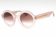 New Cutler and Gross CGSN1377 004 Round Prawn Coctail/Beige Sunglasses Authentic