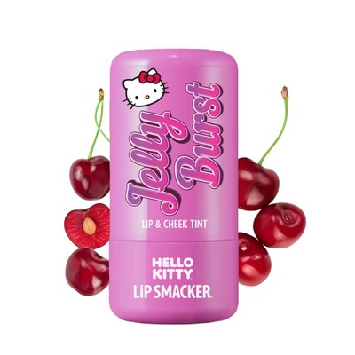 Lip Smacker Hello Kitty So Jelly Lip & Cheek Tint, Moisturizing Sheer & Buildabl