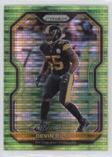 2020 Panini Prizm Neon Green Pulsar Prizm Devin Bush II #70 0zm5