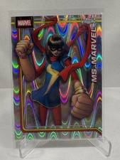 Ms. Marvel 2026 Topps Chrome Marvel Comics #83 RayWave Refractor