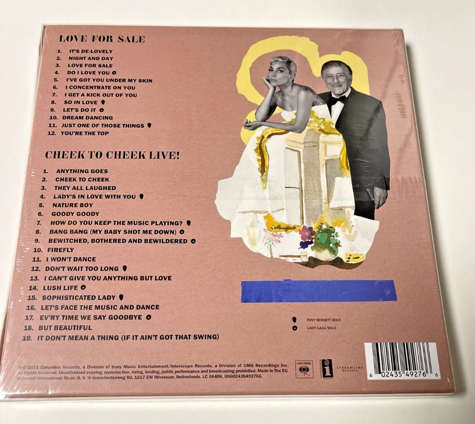 Lady Gaga and Tony Bennett - Love For Sale 2 CD Deluxe Box Set - New Sealed - Image 2 of 4