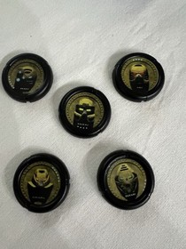 2001 McDonalds Happy Meal LEGO Bionicle Matoran Set with Discs and Insert