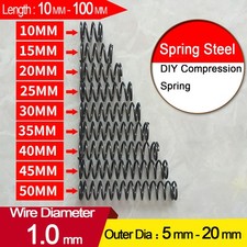 Spring Steel 1.0mm Wire Diameter Compression Springs Small Pressure Coil Spring