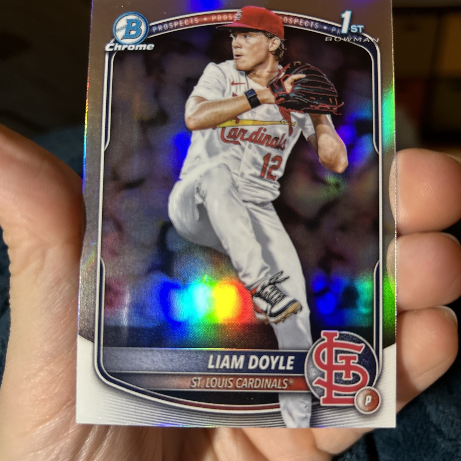 2025 Bowman Draft - Chrome Liam Doyle #BDC-12 Refractor (RC)
